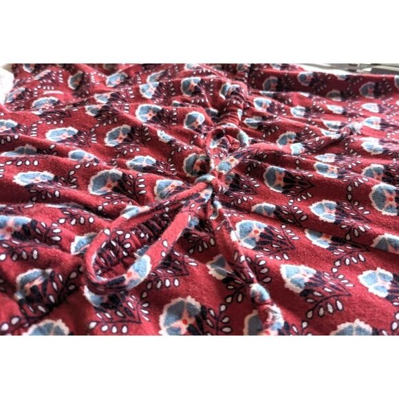 Aeropostale PRINCE & FOX Red & Blue Floral Romper 9657 Size M - Picture 3 of 8